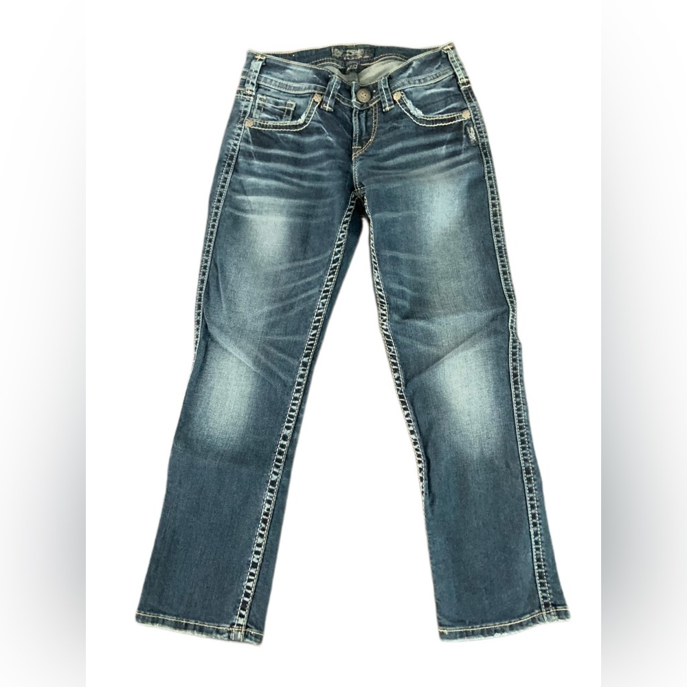 Girls Silver Jeans